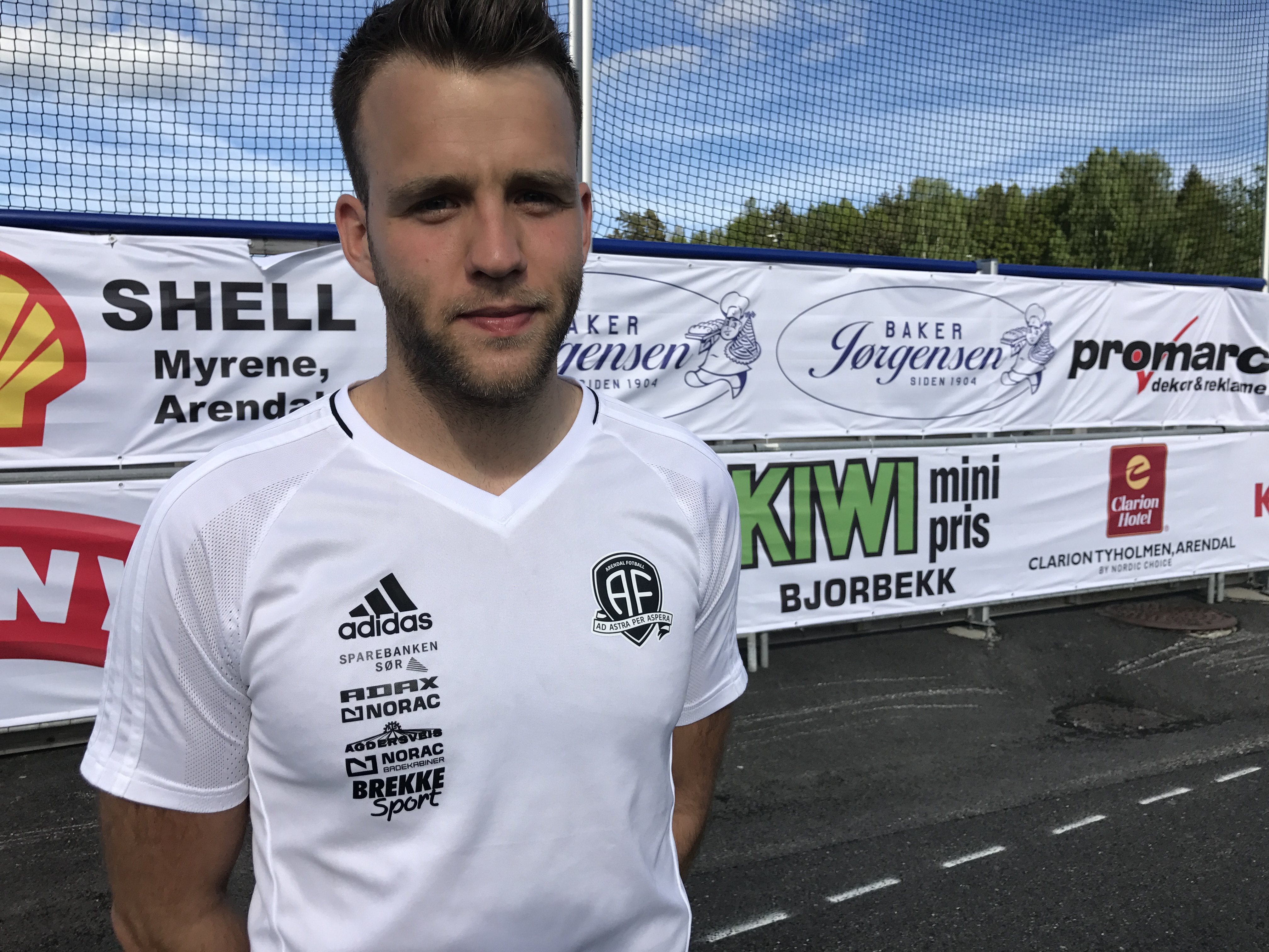 Aleksandar før møtet med Notodden